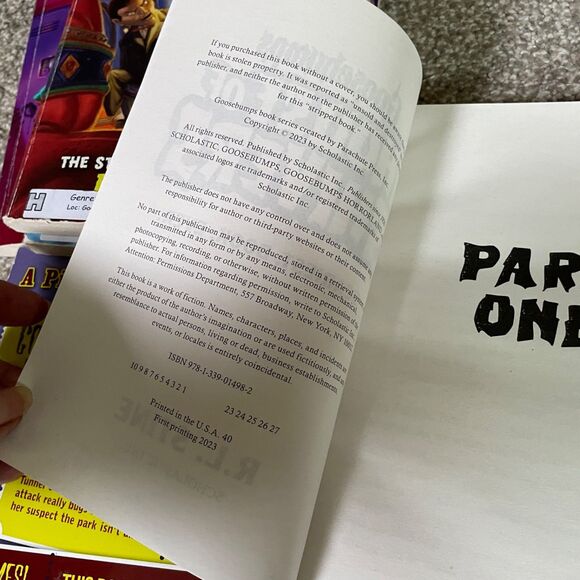 (Lot of 5) R. L. Stine Goosebumps Books 1st Editions: 5,8,9,12,13, - Picture 11 of 16